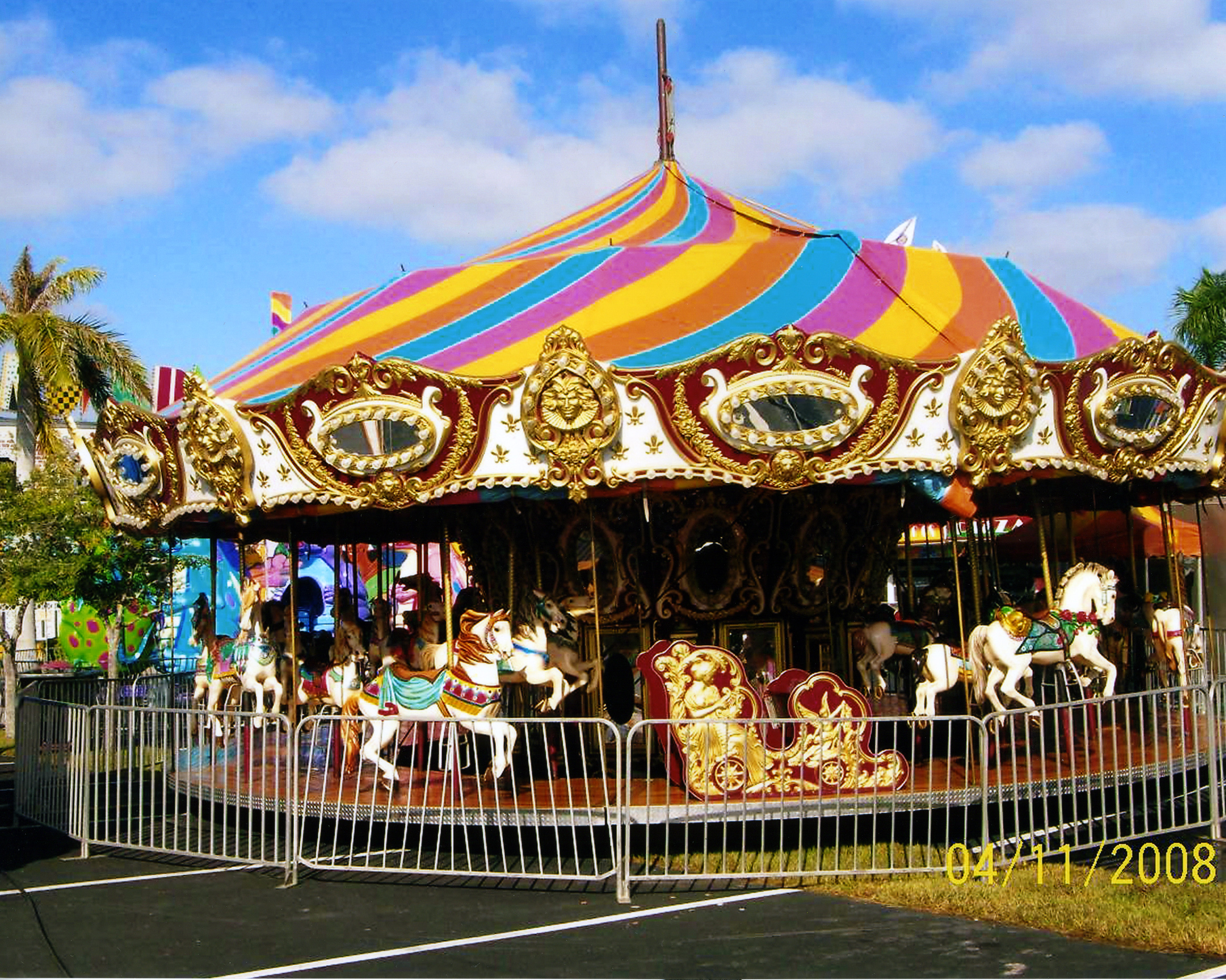 Christmas Merry Go Round Carousel