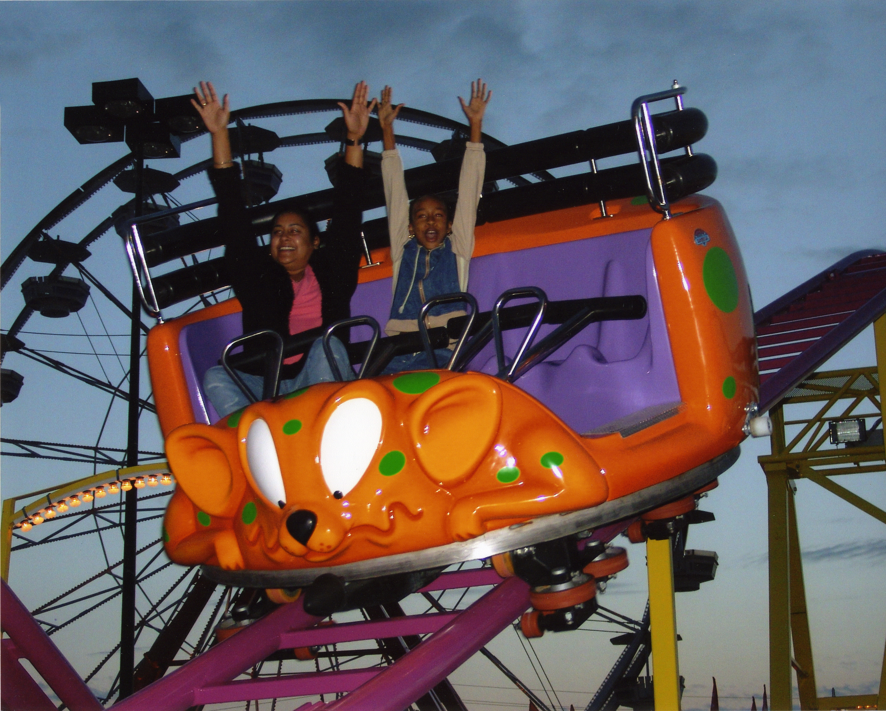 Mad Rats Spinning Wild Mouse Roller Coaster POV Golden Horse Front